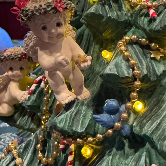 Retired 2001 Danbury Mint The Dreamsicles Christmas Tree Light Up Tested Works - Picture 8 of 12